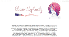 Desktop Screenshot of obsessedbybeauty.com